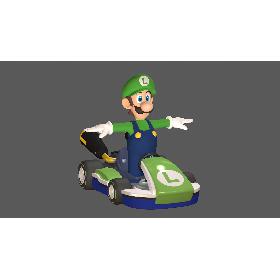 Luigi  Standart Kart Mario Kart  Assets 3D model